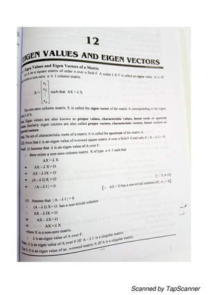 Volume BOOK Specturm IST SEM - Mathematics-I - Studocu