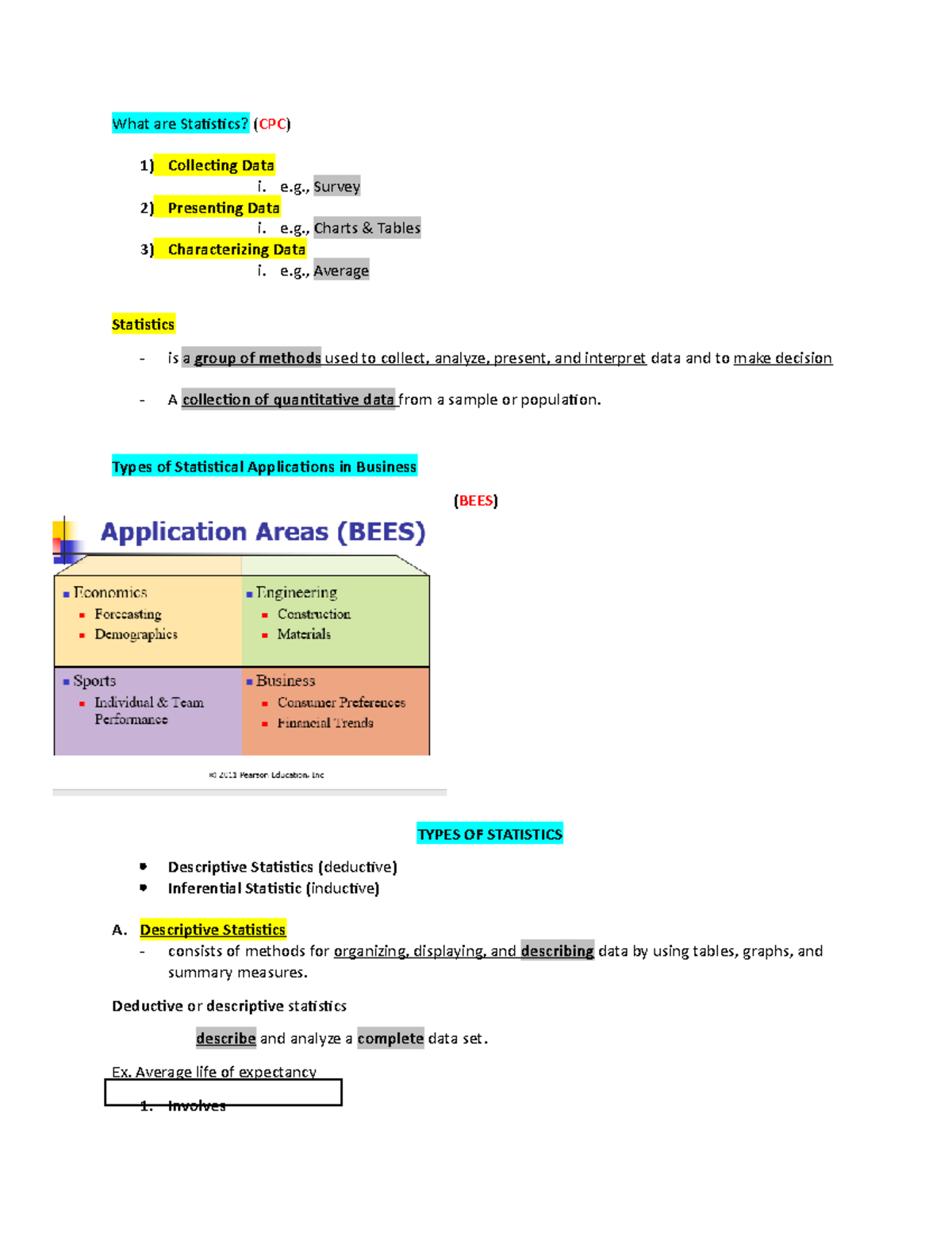 Statistics - Definition of stattistics - Probability and Statistics ...
