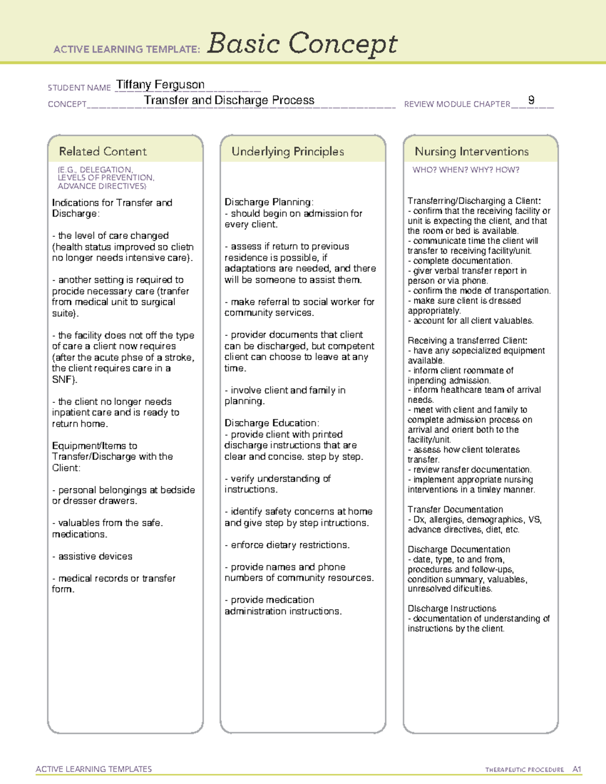 Active Learning Template Basic Concept - ACTIVE LEARNING TEMPLATES ...
