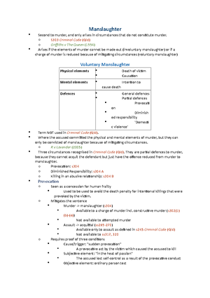 Criminal Law Process and Procedure Lecture Notes - Criminal Law B Exam ...