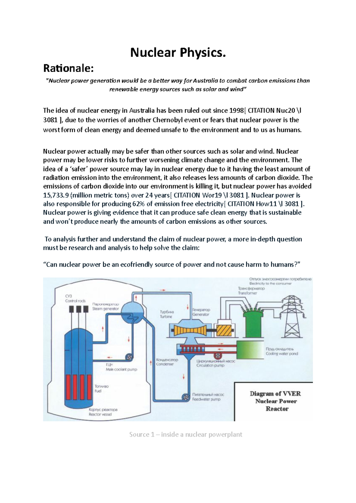 research proposal in nuclear physics