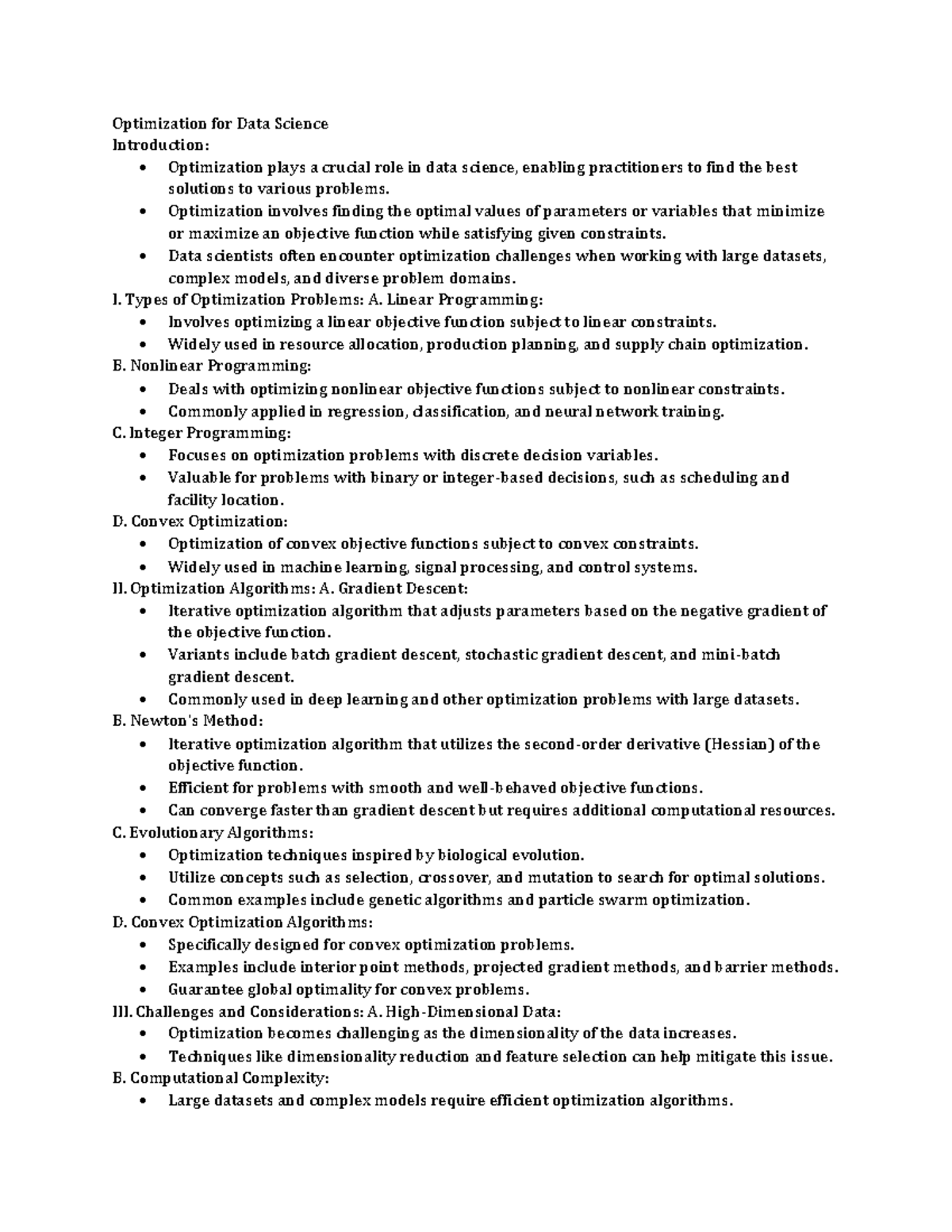 Optimization for Data Science - Optimization for Data Science ...