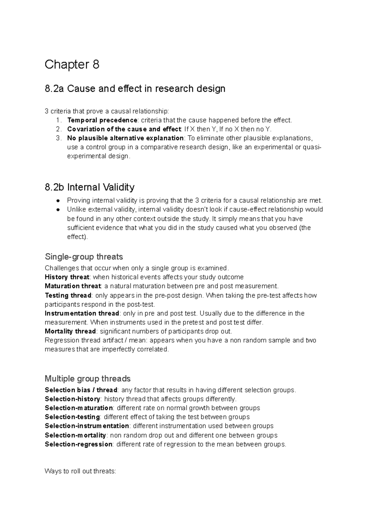 research-methods-the-essential-knowledge-base-chapter-8-8-cause-and