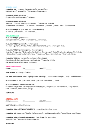 C1 Writing Part 2 Question Paper - Part 2 Write an answer to one of the ...