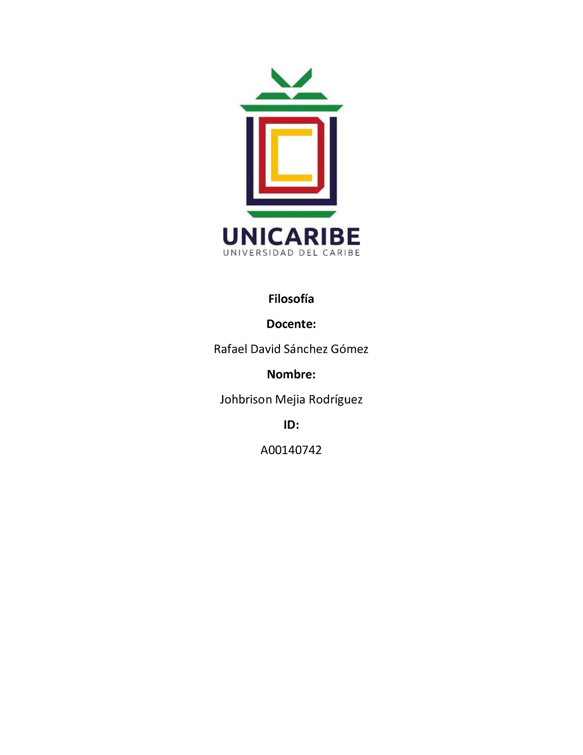 Unidad 5.1 Filosofia Dominicana - FilosofÌa Docente: Rafael David S ...