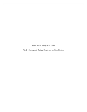Answer 1 3 - Discussions - ETHC-445 - Chamberlain University - Studocu