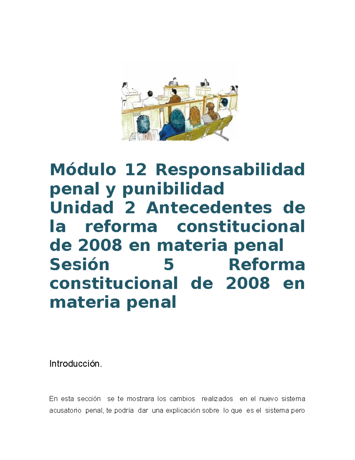 M12 U2 S5 Responsabilidad penal y punibilidad - Módulo 12 ...