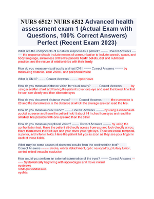 NURS 6512 WEEK 6 Midterm EXAM QUIZ Correct - NURS 6512/ NURS 6512 Week ...