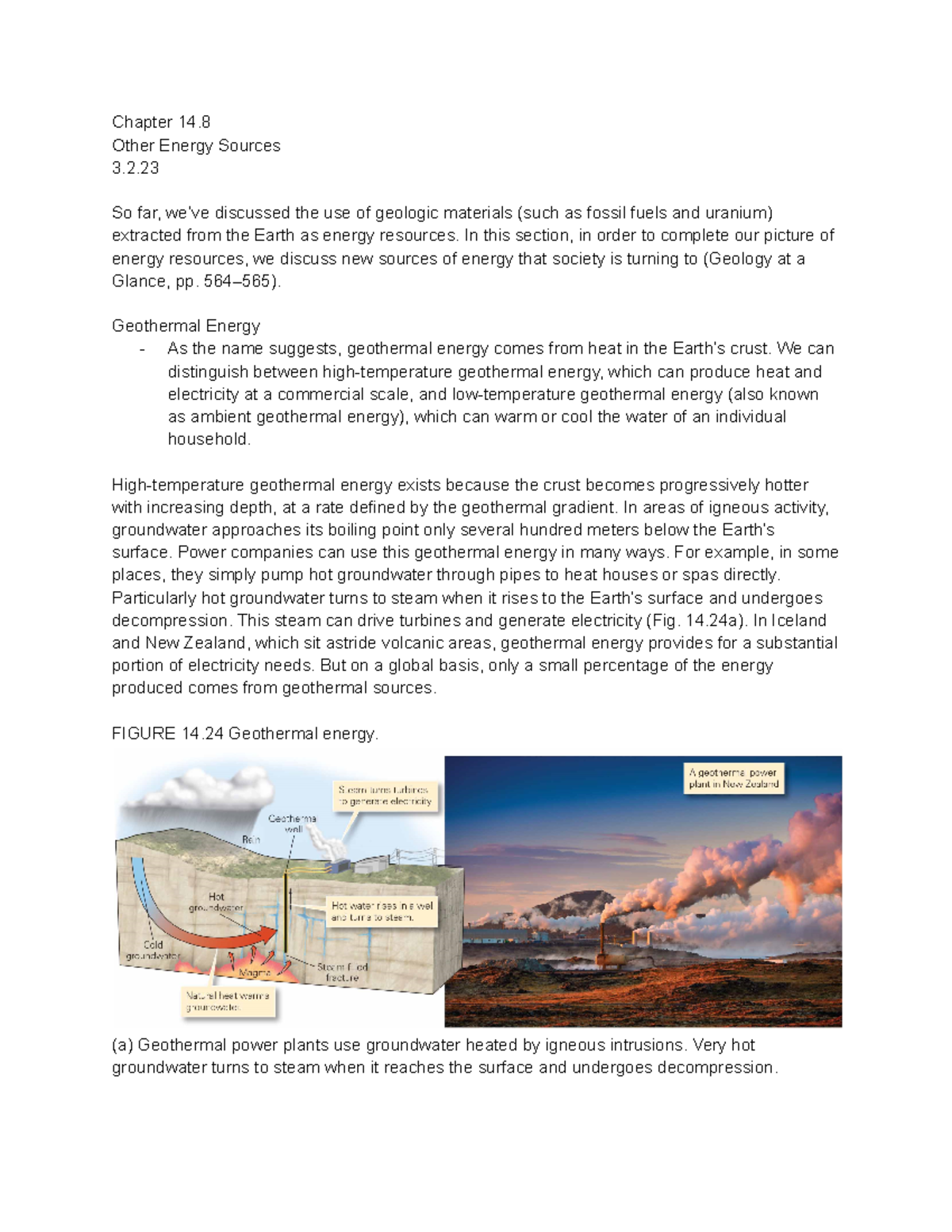 14.8 Other Energy Sources Chapter 14. Other Energy Sources 3. So far