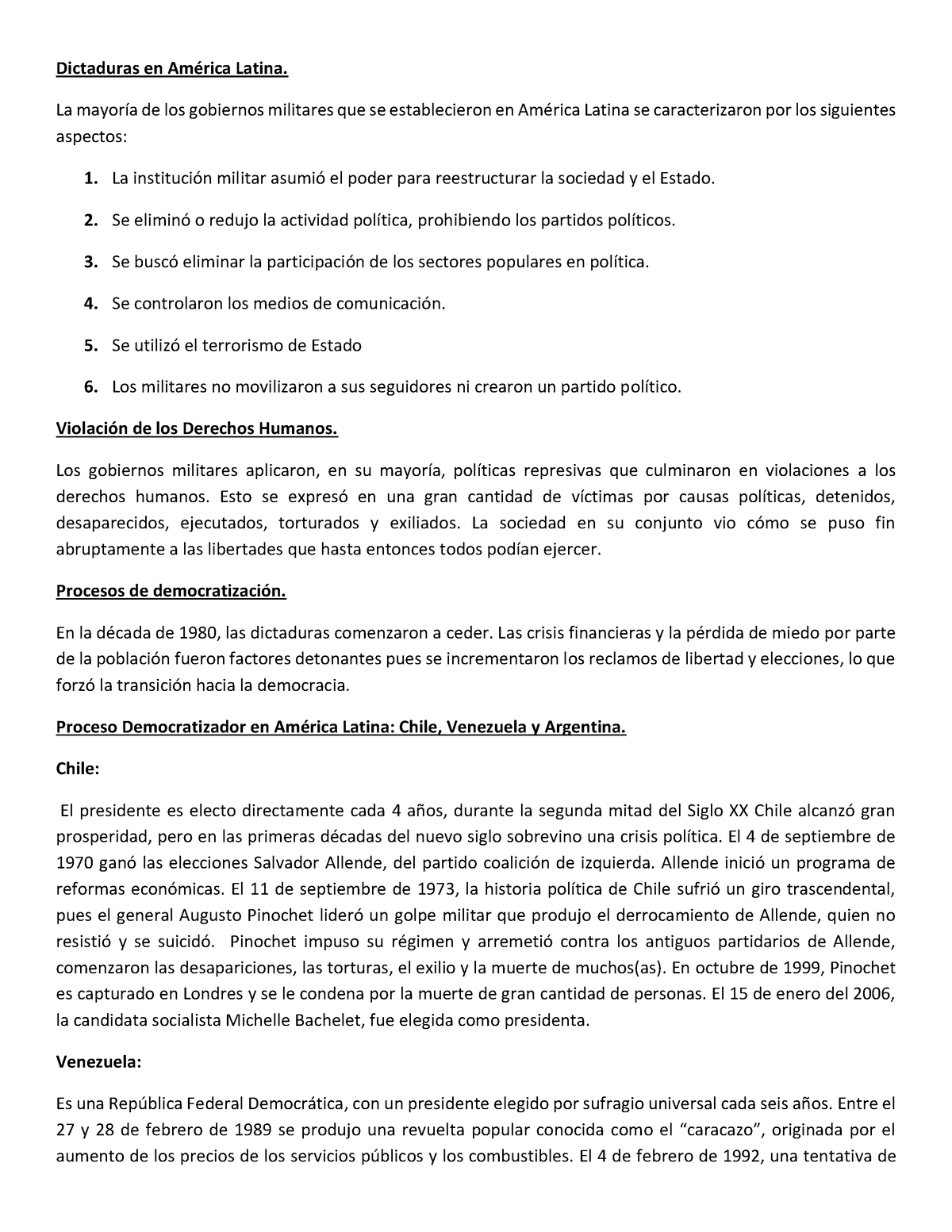 Dictaduras En América Latina - La Mayoría De Los Gobiernos Militares ...