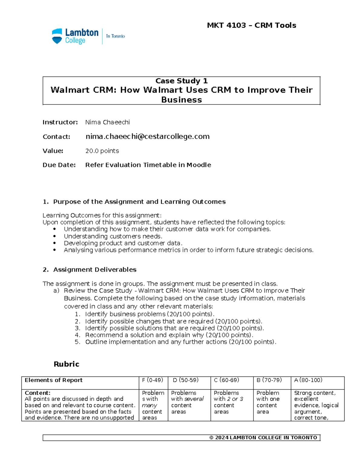 walmart crm case study pdf