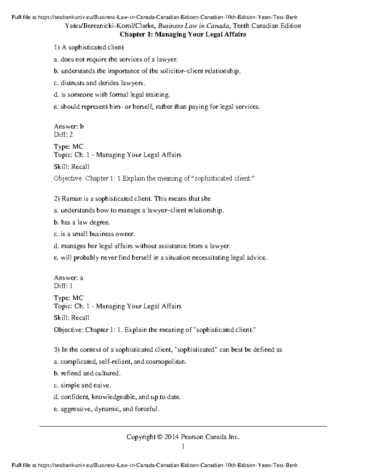 business-law-in-canada-canadian-edition-yates-bereznicki-korol-clarke