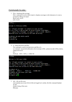 UNIX Mod1 - UNIT 1 Introduction The Operating system An operating ...