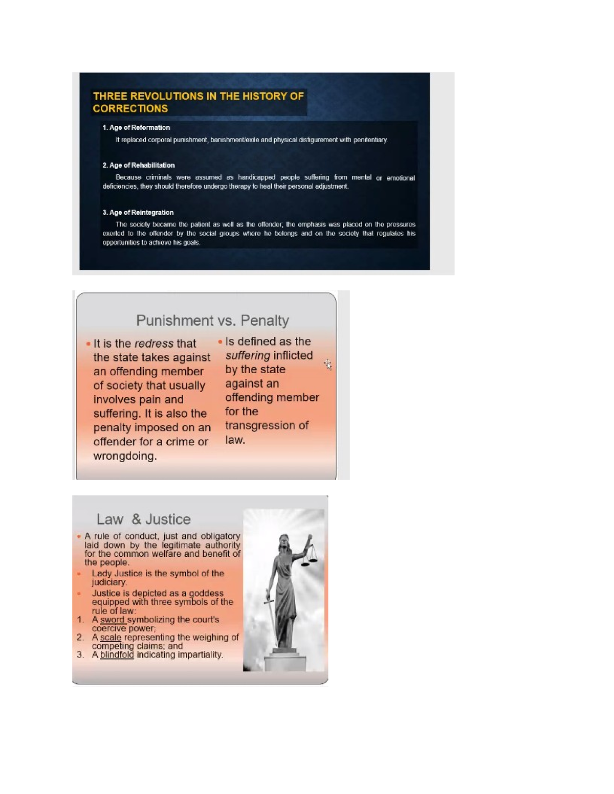 Lesson 1 Institutional Correction - Bachelor Of Science In Criminology ...