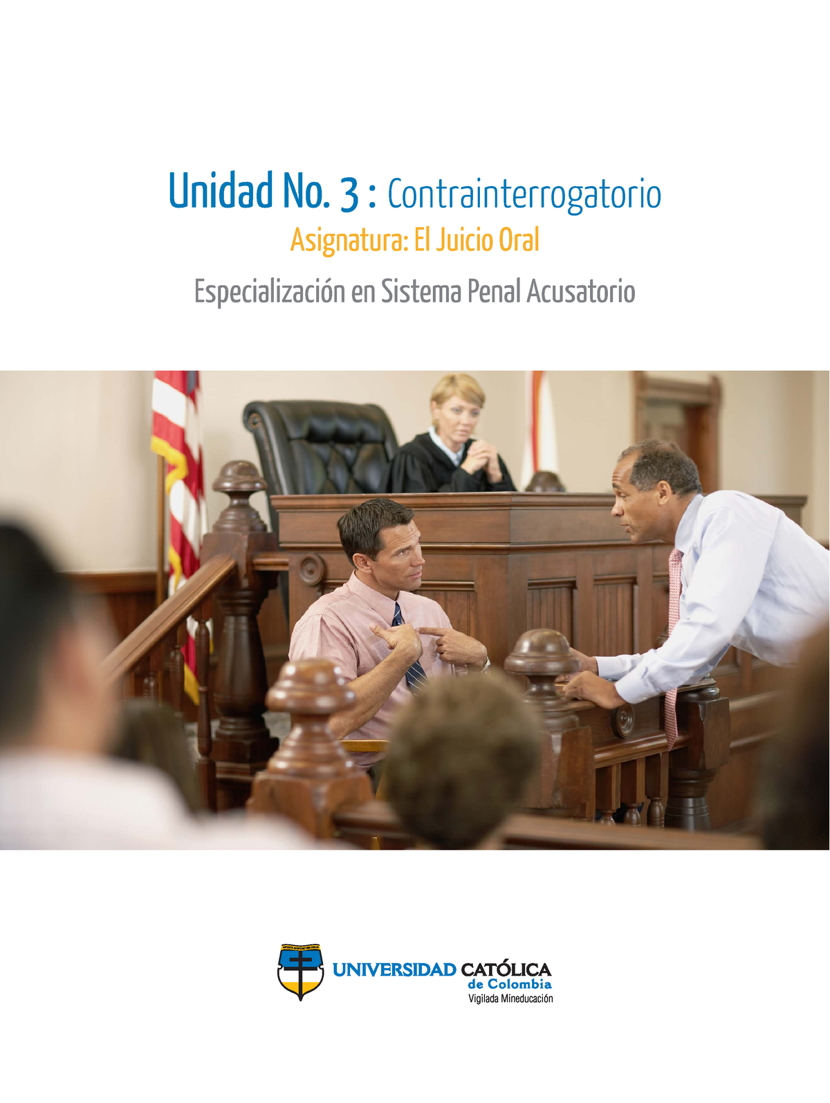 Unidad 3 Juicio Oral - Dadsdsd - Unidad No. 3 : Contrainterrogatorio ...