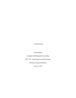 PSY 375 Project One Template - PSY 375 Project One Template [For this ...