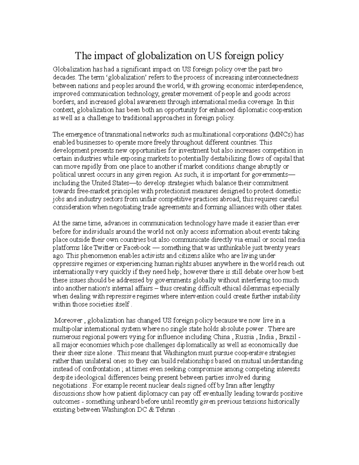 What Us Foreign Policy Weegy - wpjhk8o