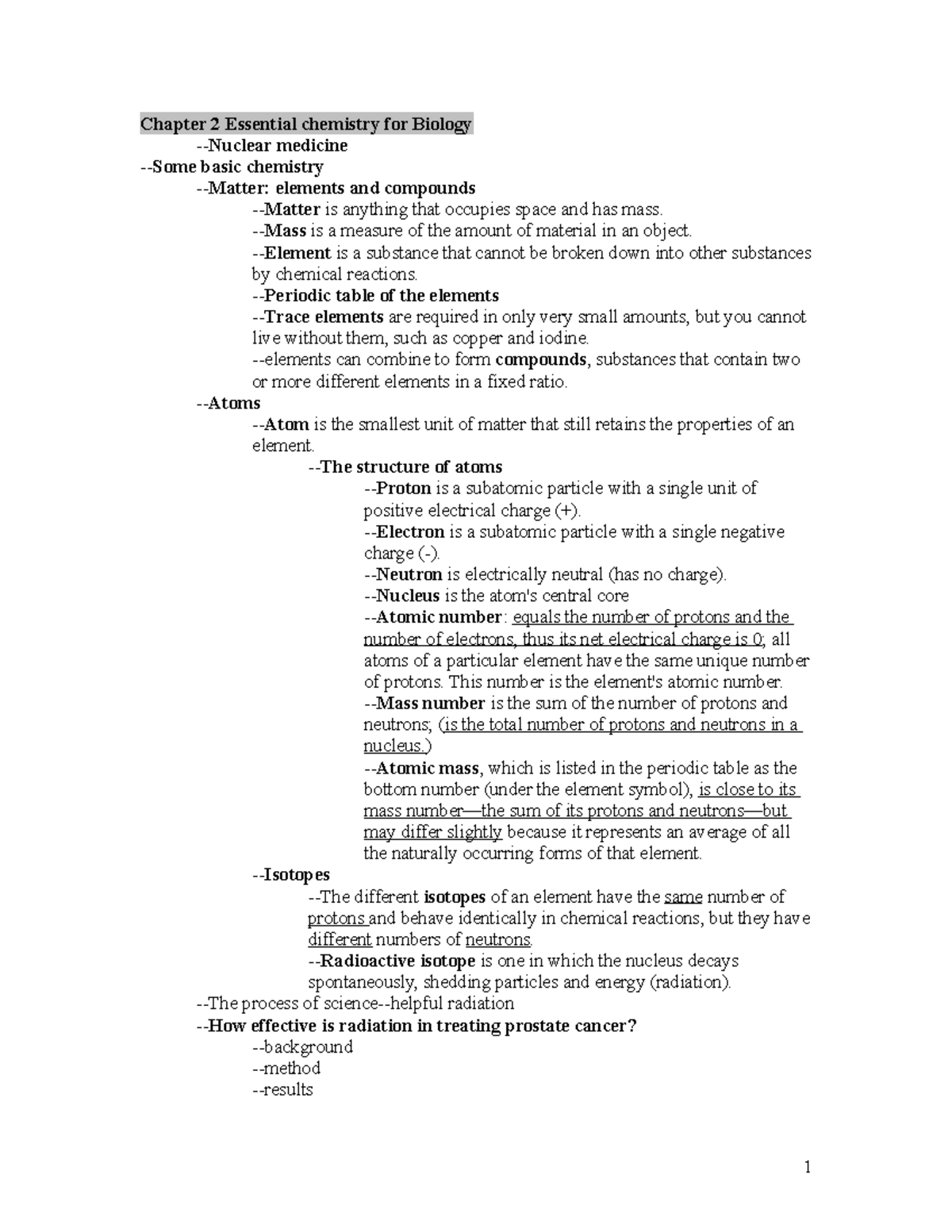 chapter-2-essential-chemistry-for-biology-notes-mass-is-a-measure-of