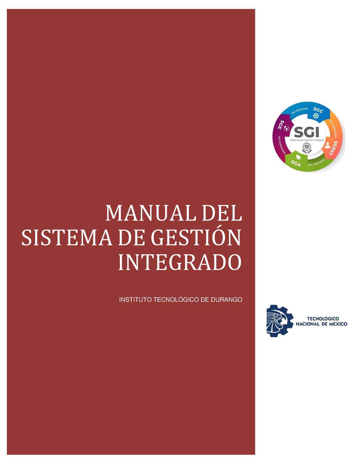 Manual Del Sistema De Gestion Integrado 080622 Manual Del Sistema De GestiÓn Integrado 2102
