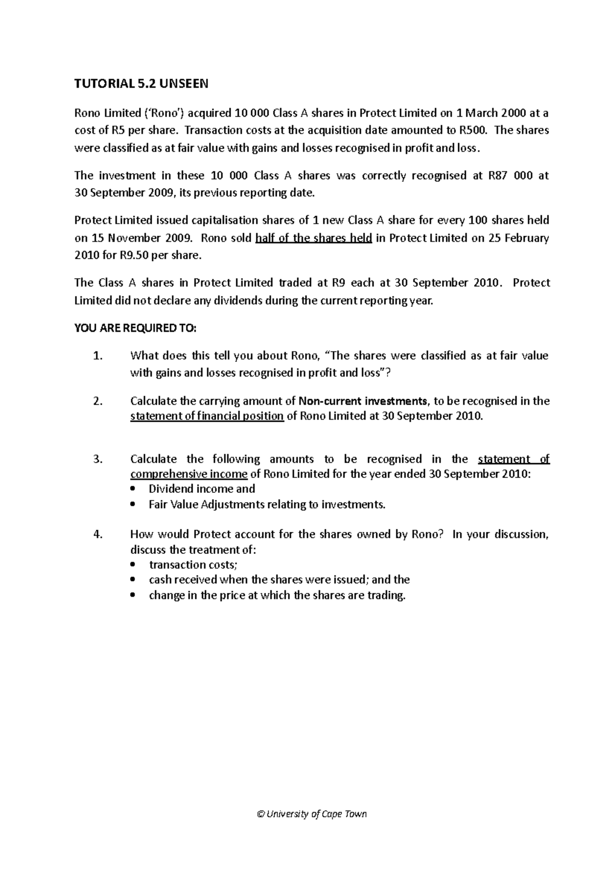 Tutorial+5 - working capital management - TUTORIAL 5 UNSEEN Rono ...