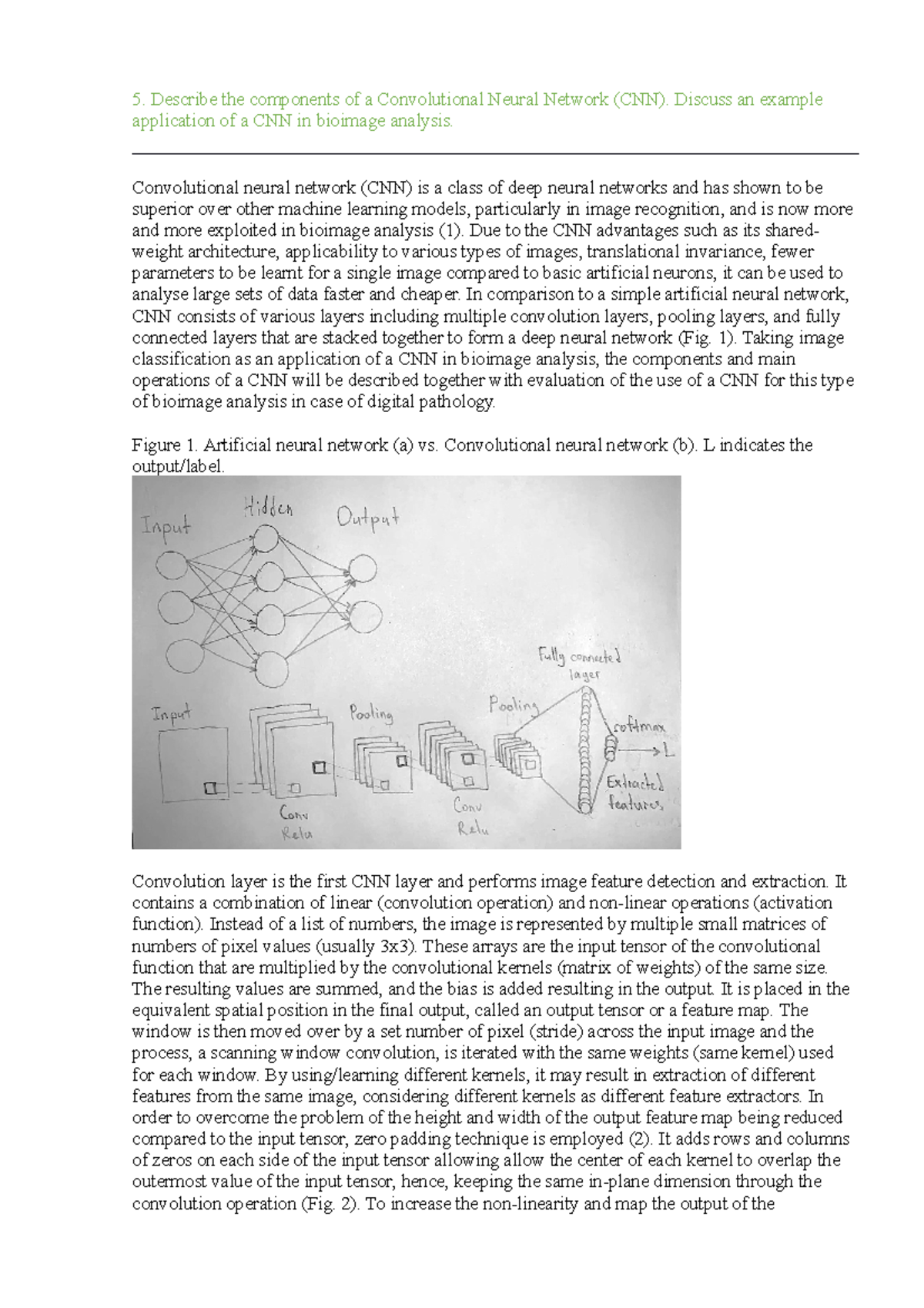 The components of a Convolutional Neural Network (CNN) - Discuss an ...