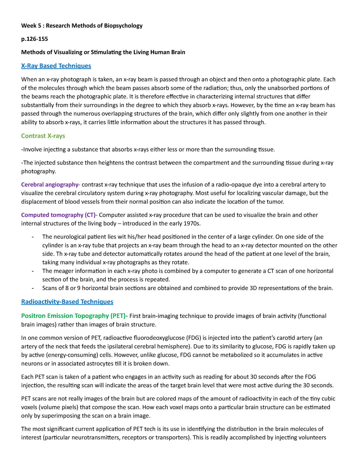 Week 5 - Short Notes based on Textbook Content - Week 5 : Research ...