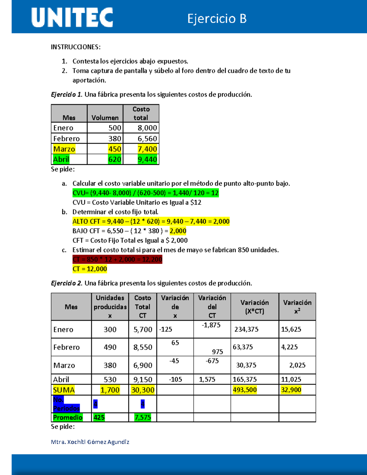 Ejercicio B (2)88 - Matematicas Aplicadas - Mtra. Xochitl Gómez Agundiz ...