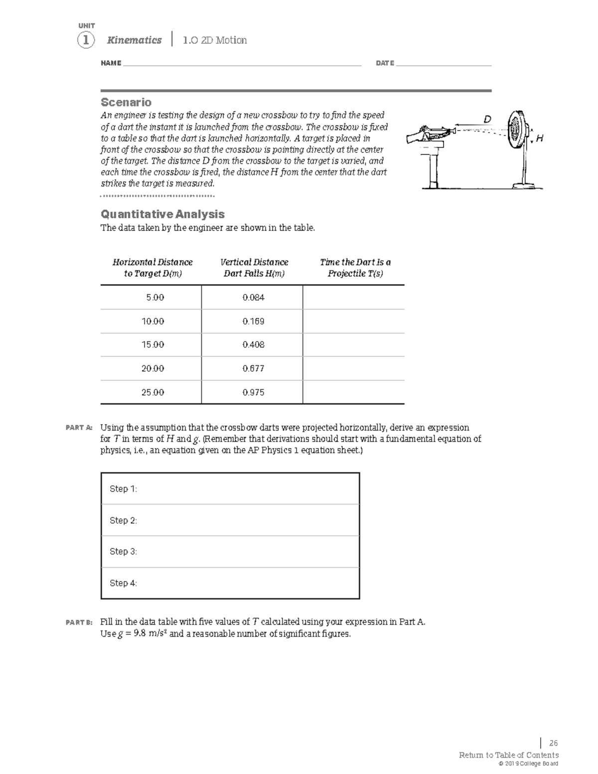 ap physics 1 homework basics of motion answer key