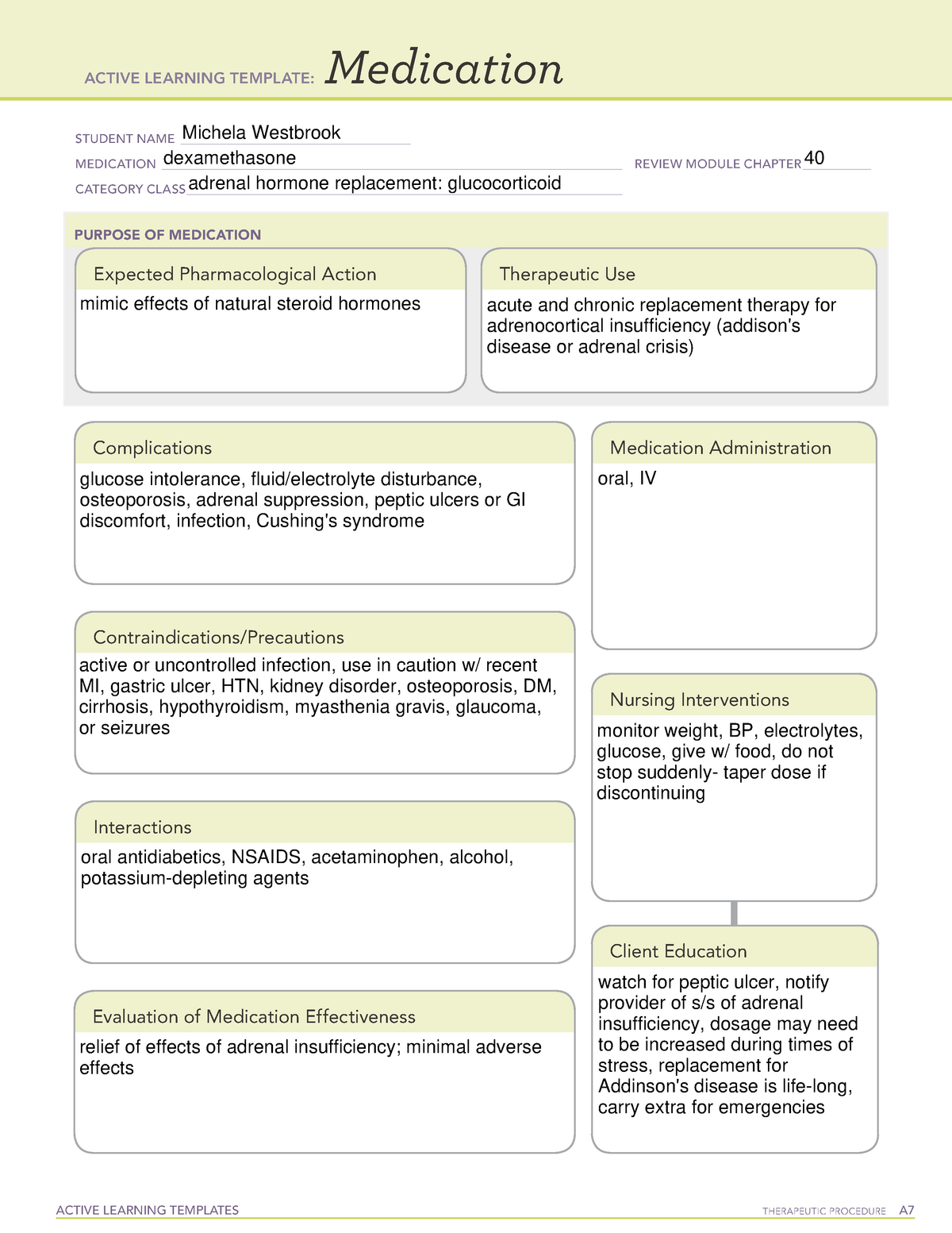 ati-medication-template-dexamethasone-active-learning-templates