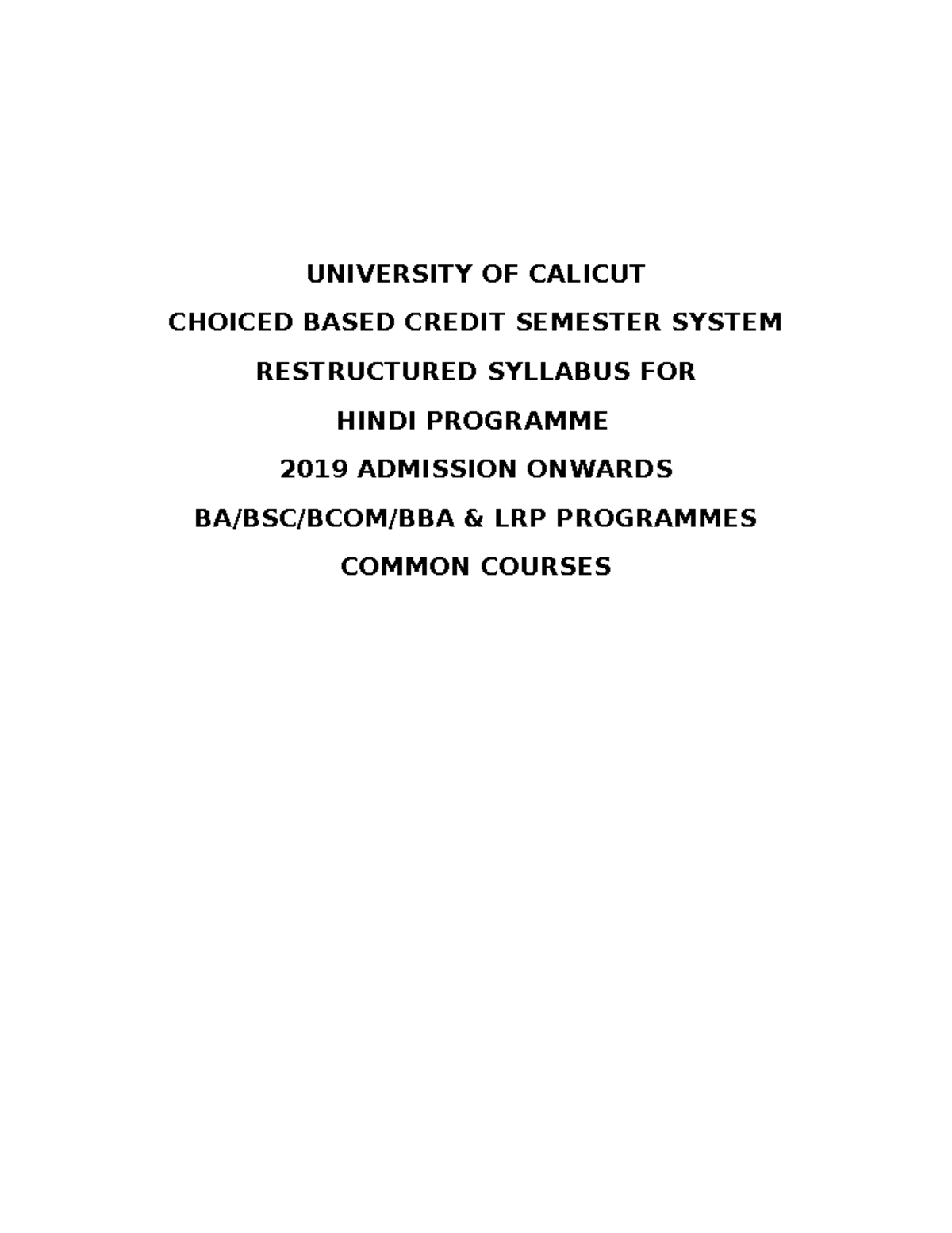 1614676327 Its lecture notes UNIVERSITY OF CALICUT CHOICED BASED