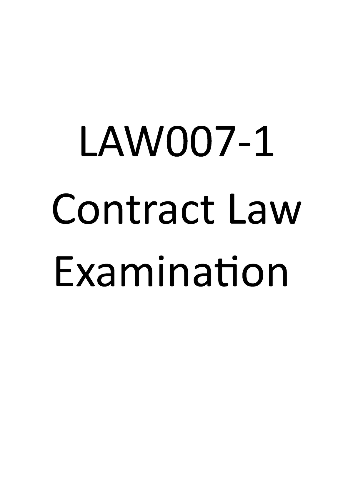 contract-law-practice-questions-law007-1-contract-law-examination