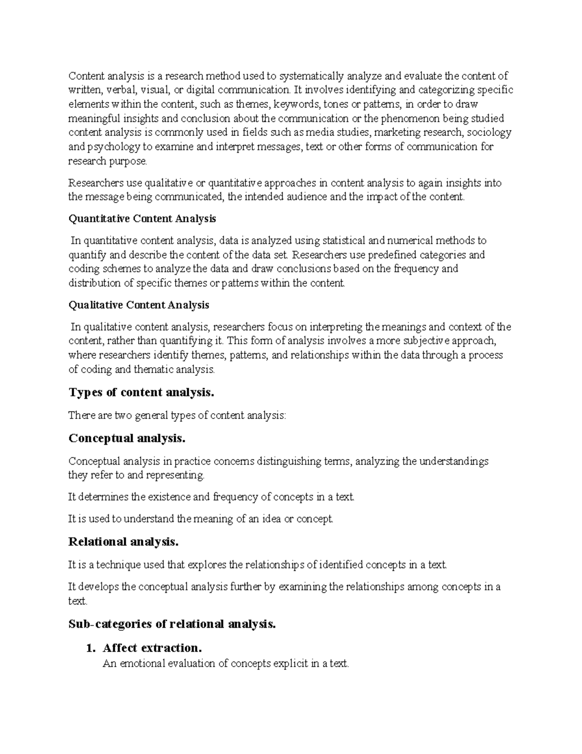 Content analysis - Summary Education theory and practice - Content ...