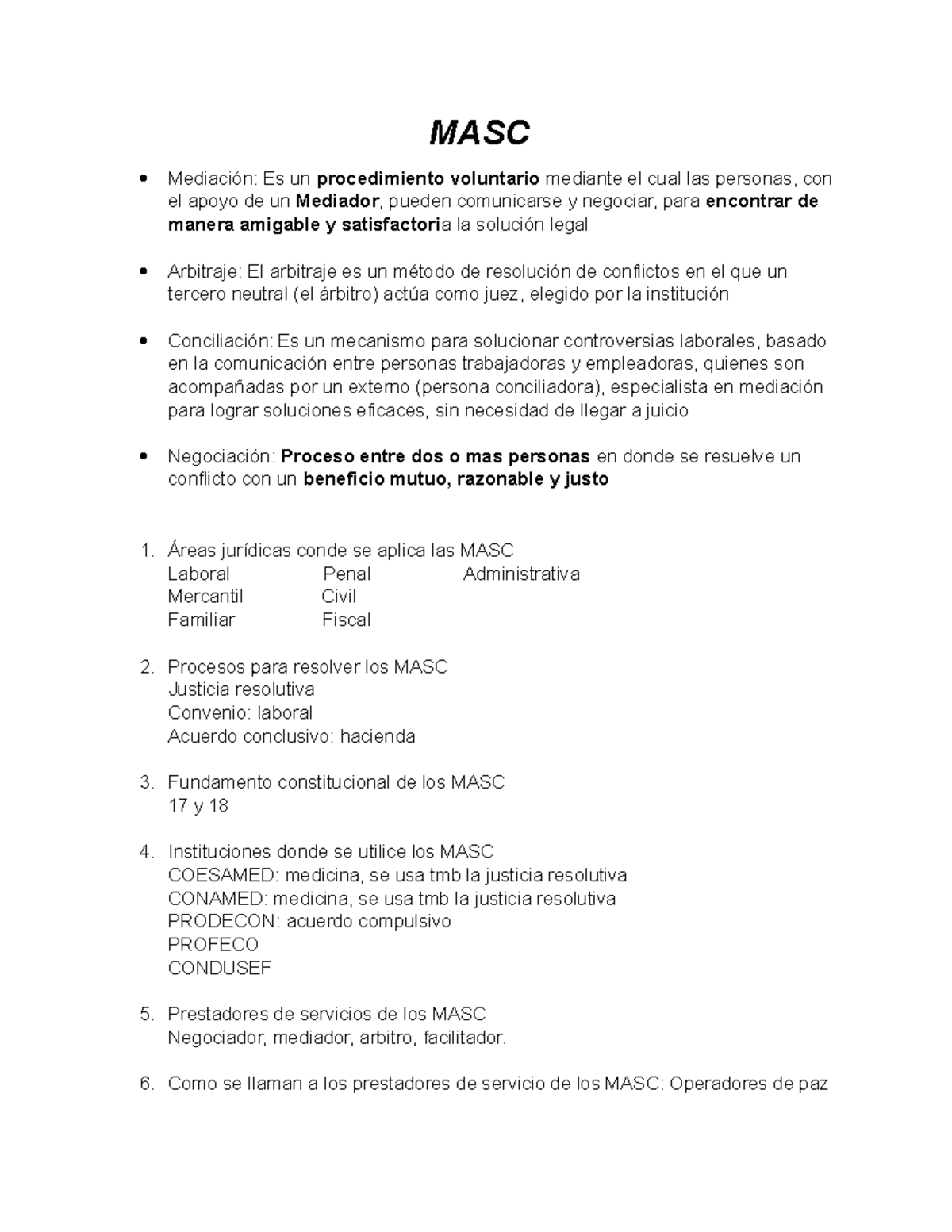 MASC guia - Guía masc - MASC Mediación: Es un procedimiento voluntario ...