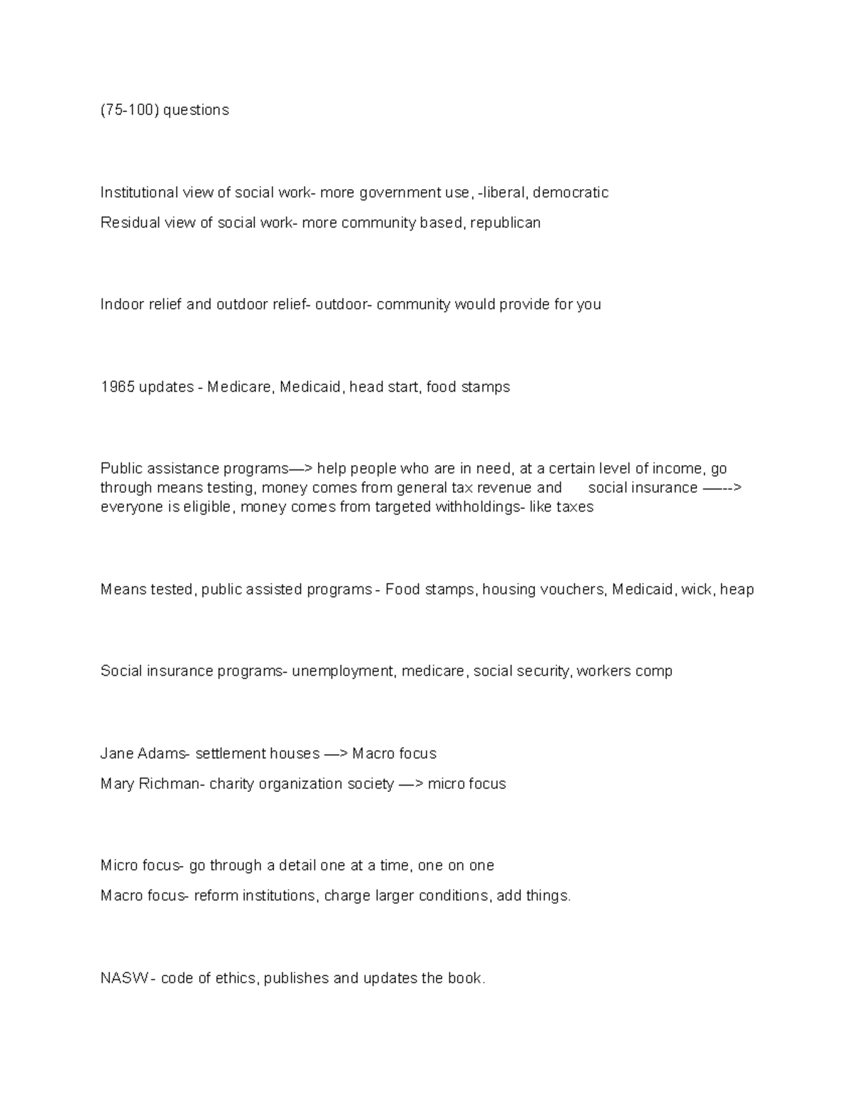 Document 3 Bloomsburg University Intro to social work and welfare