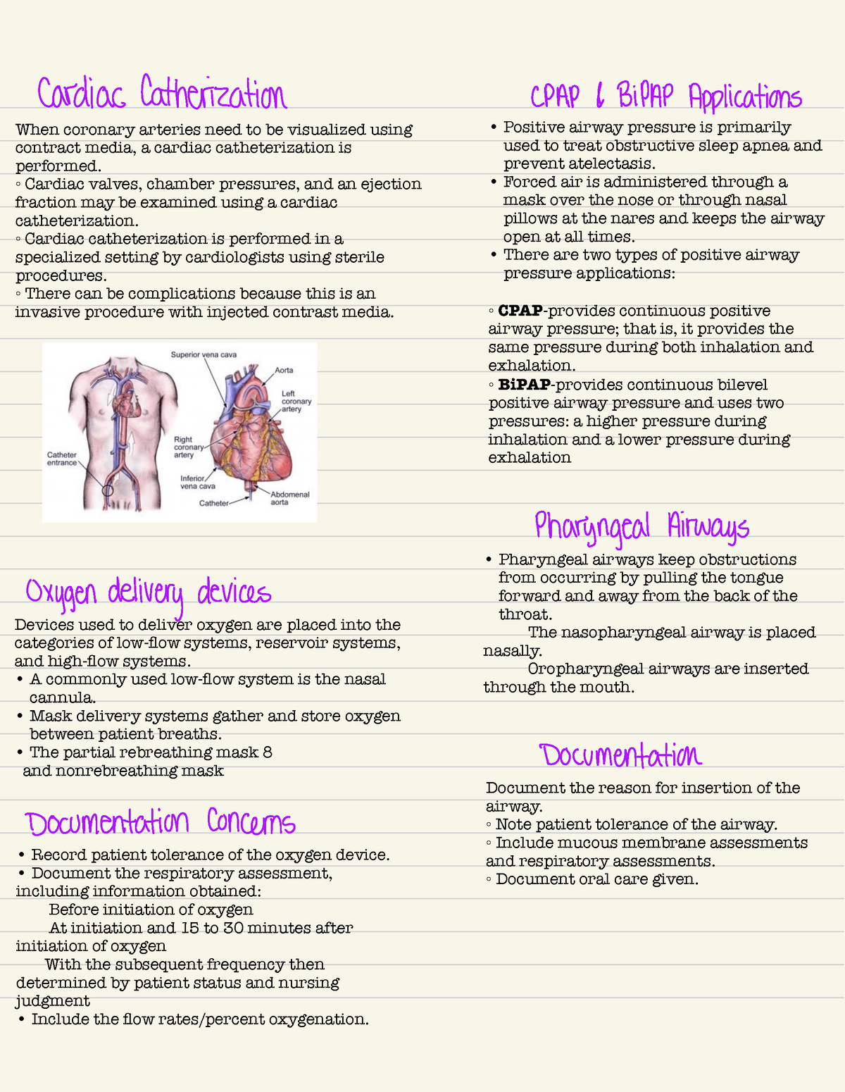 Fund1 - cardiac catherization - When coronary arteries need to be ...