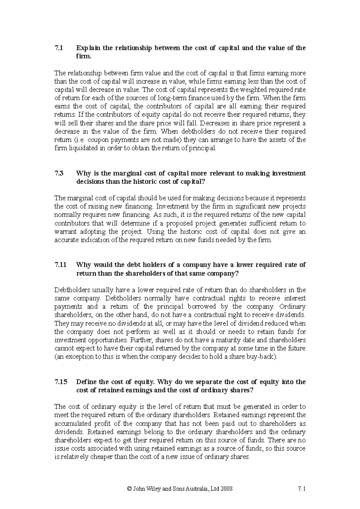 Ch07 2e - a stANDARD GUIDE TO ALL QUESTIONS and its solutions - 7 ...