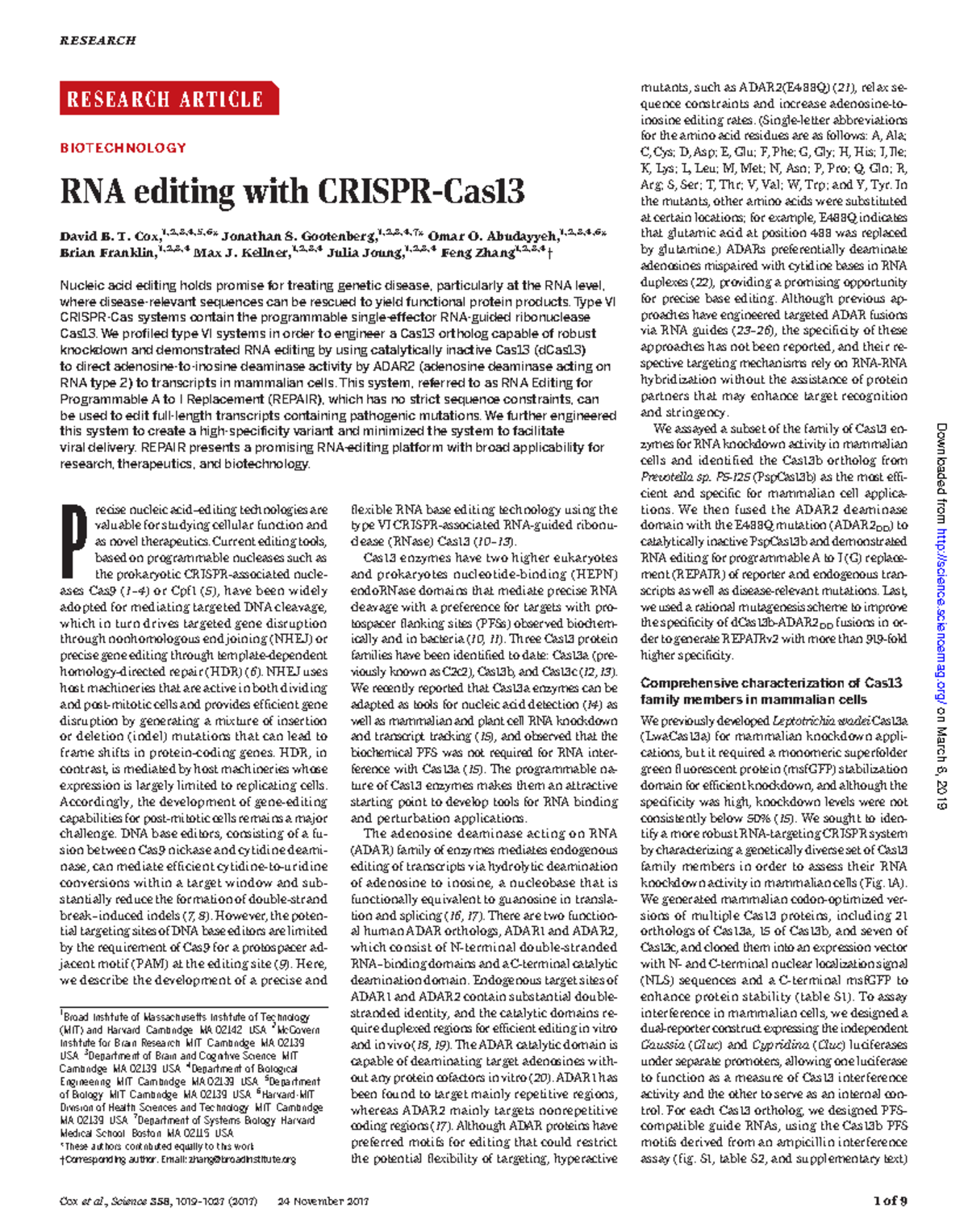 Primary Research Article 1 - R ES E A RC H RESEARCH ARTICLE ...