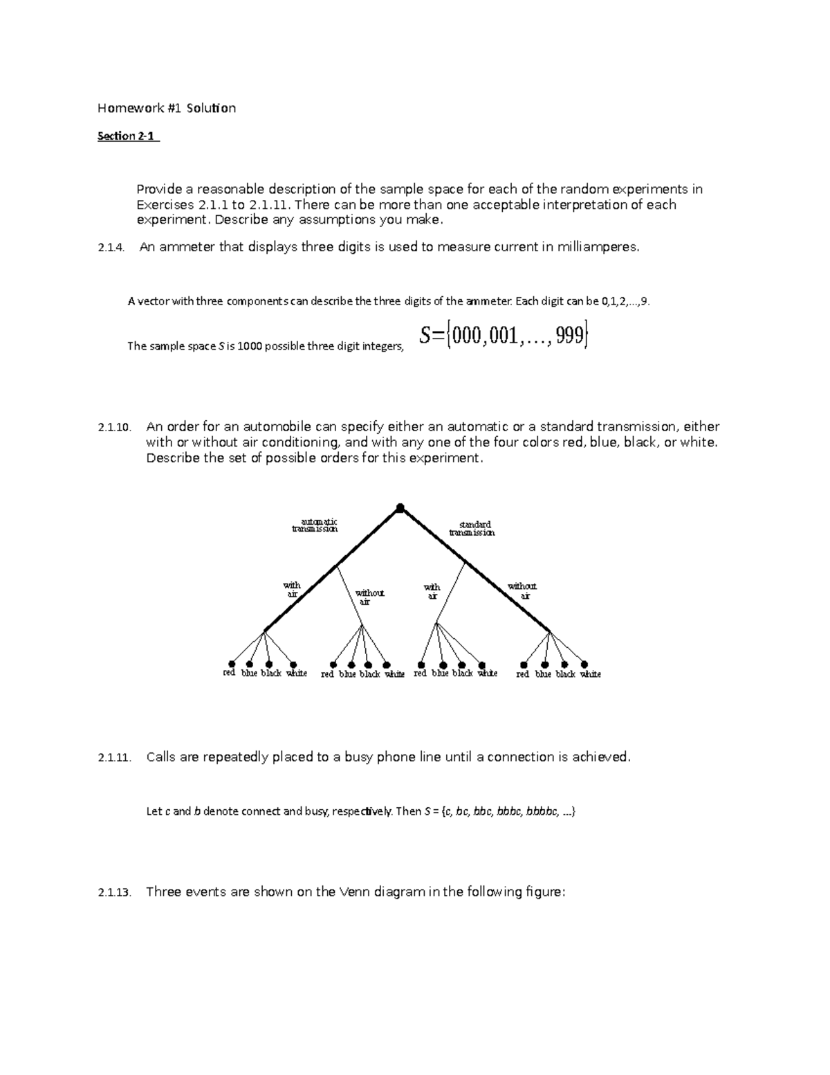 Homework 1 Solution Homework 1 Solution Section 2 Provide A Reasonable Description Of The Sample Studocu