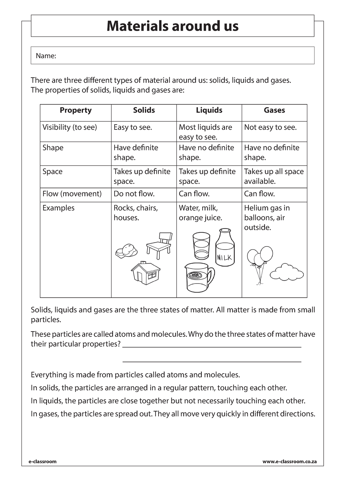 1614285132 materials around us - Name: GRADE 4 There are three ...