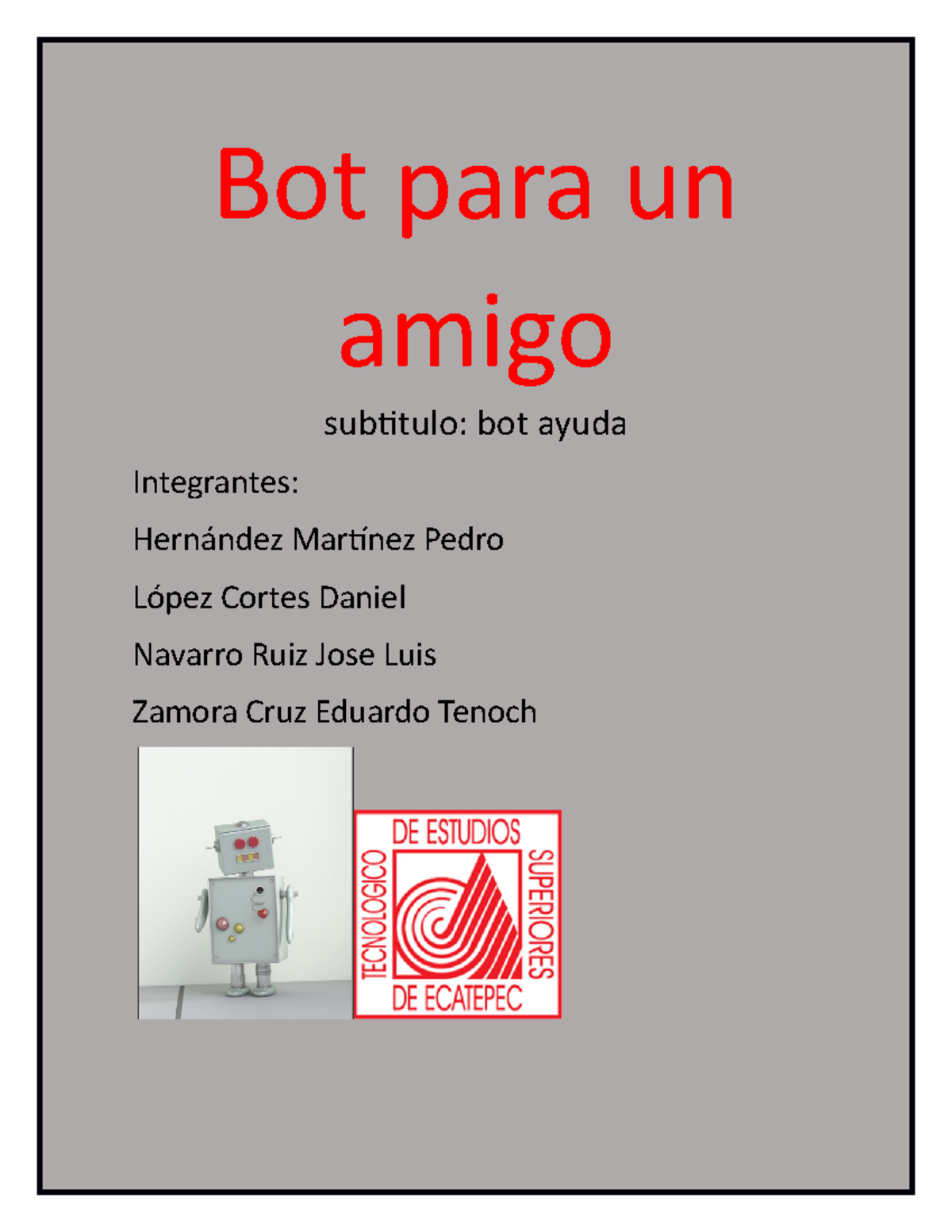 Bot para un amigo adsafsfasf Bot para un amigo subtitulo bot ayuda