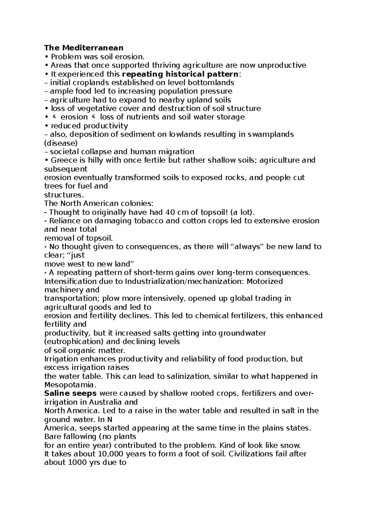 The Mediterranean - Lecture notes PLSC 603 - The Mediterranean Problem ...