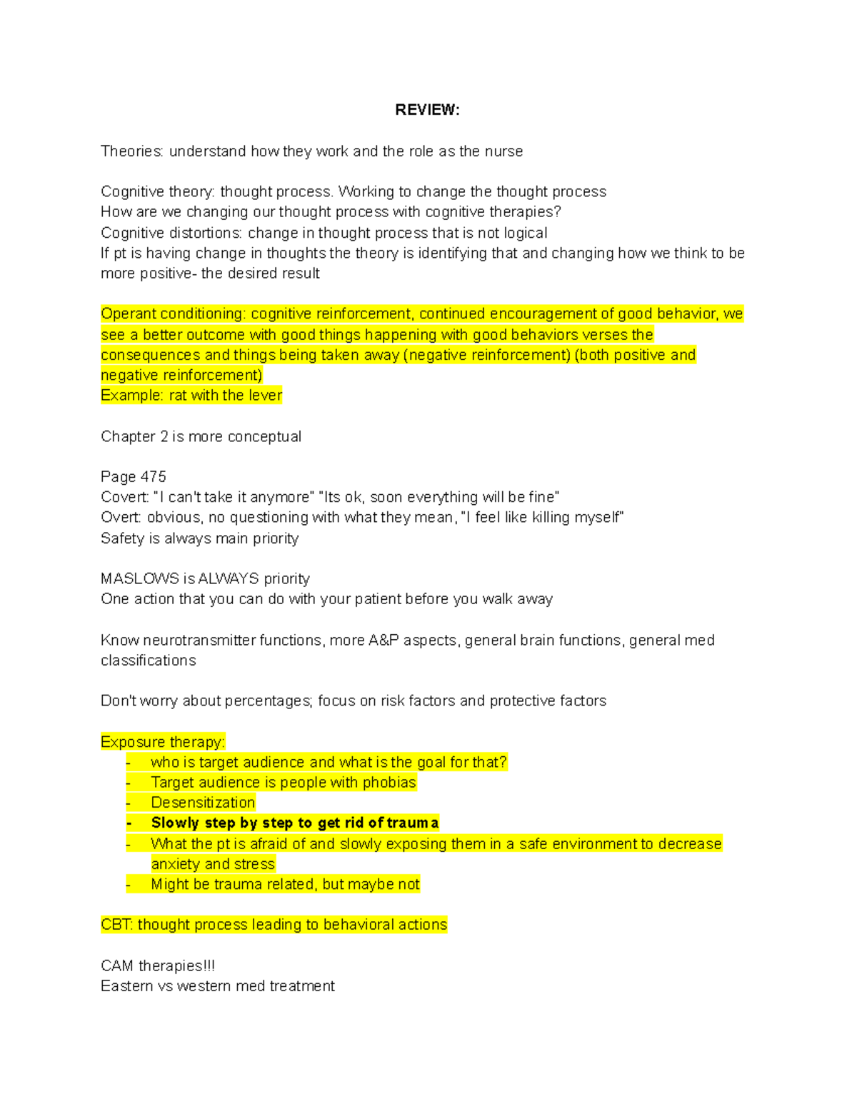 Quizlet Mental Health Exam 1 - 1wejpl9