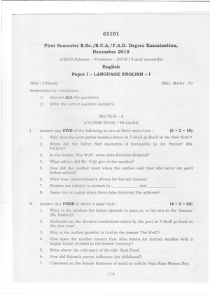 Hindi-Syllabus-NEP - NA Hindi Nep Syllabus - BENGALURU CITY UNIVERSITY ...