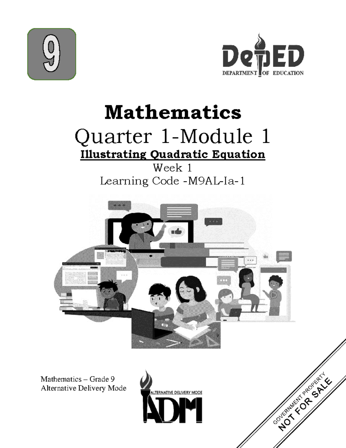 Math-9 Q1 Mod1 - this will be very helpful for lessons - Mathematics ...