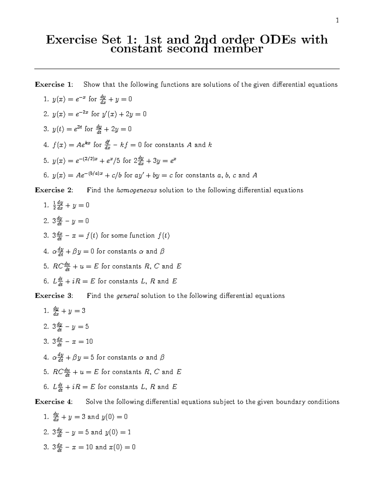 Set1 odes - math class (differential equations) - Deterministic ...