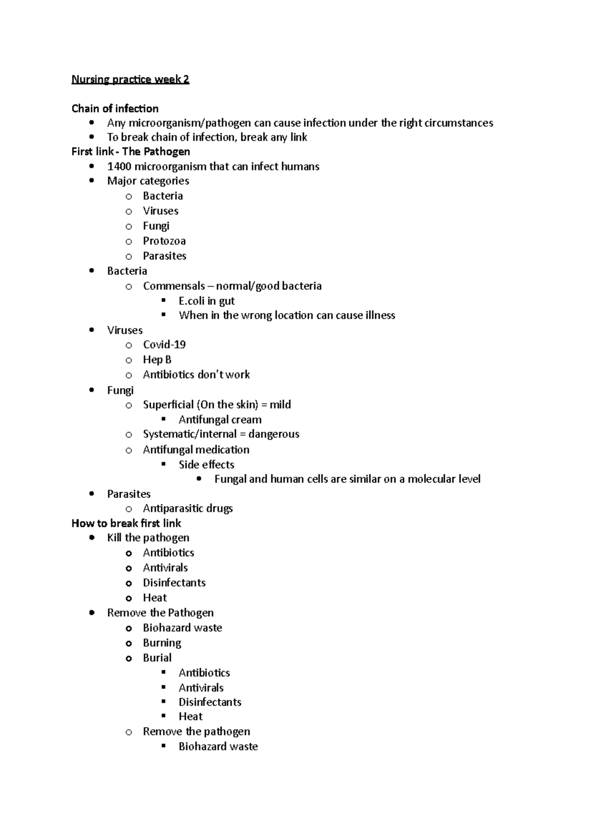 NP1 Week 2 - Nursing practice lecture notes week 2 - Nursing practice ...