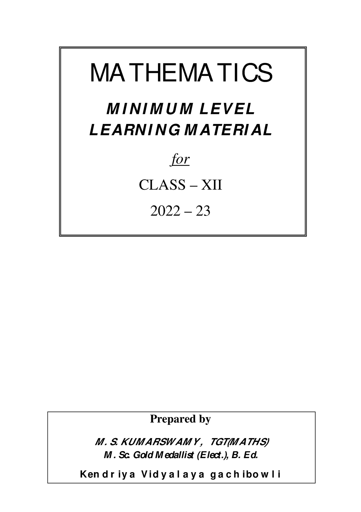 mll-study-materials-maths-class-xii-2022-23-ma-thema-tics-m-i-n-i-m-u