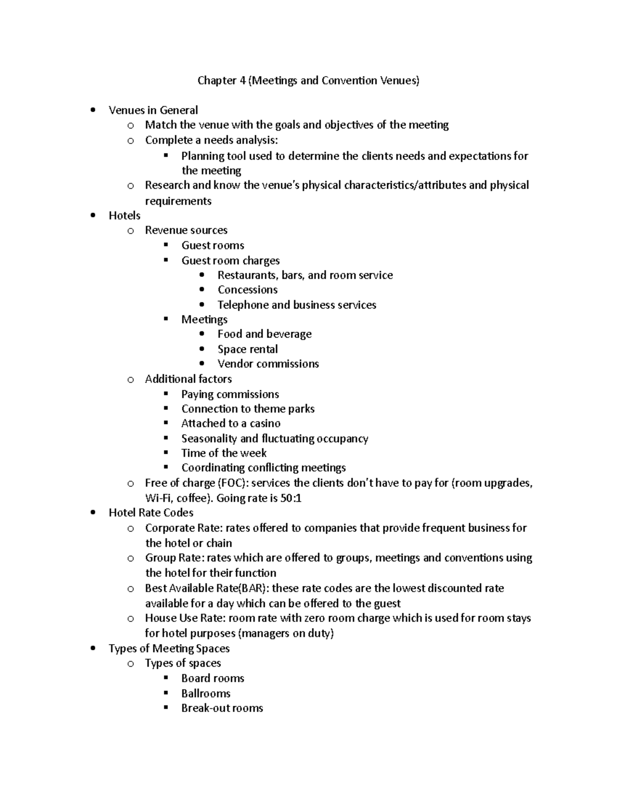 Chapter 4 - Professor Ching-Hui Su - Chapter 4 (Meetings and Convention ...