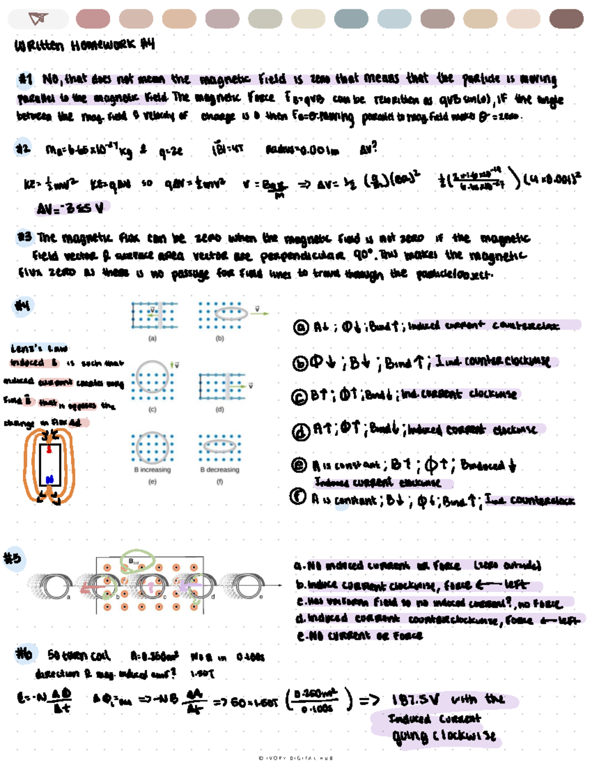 Written Homework #4 - ! 