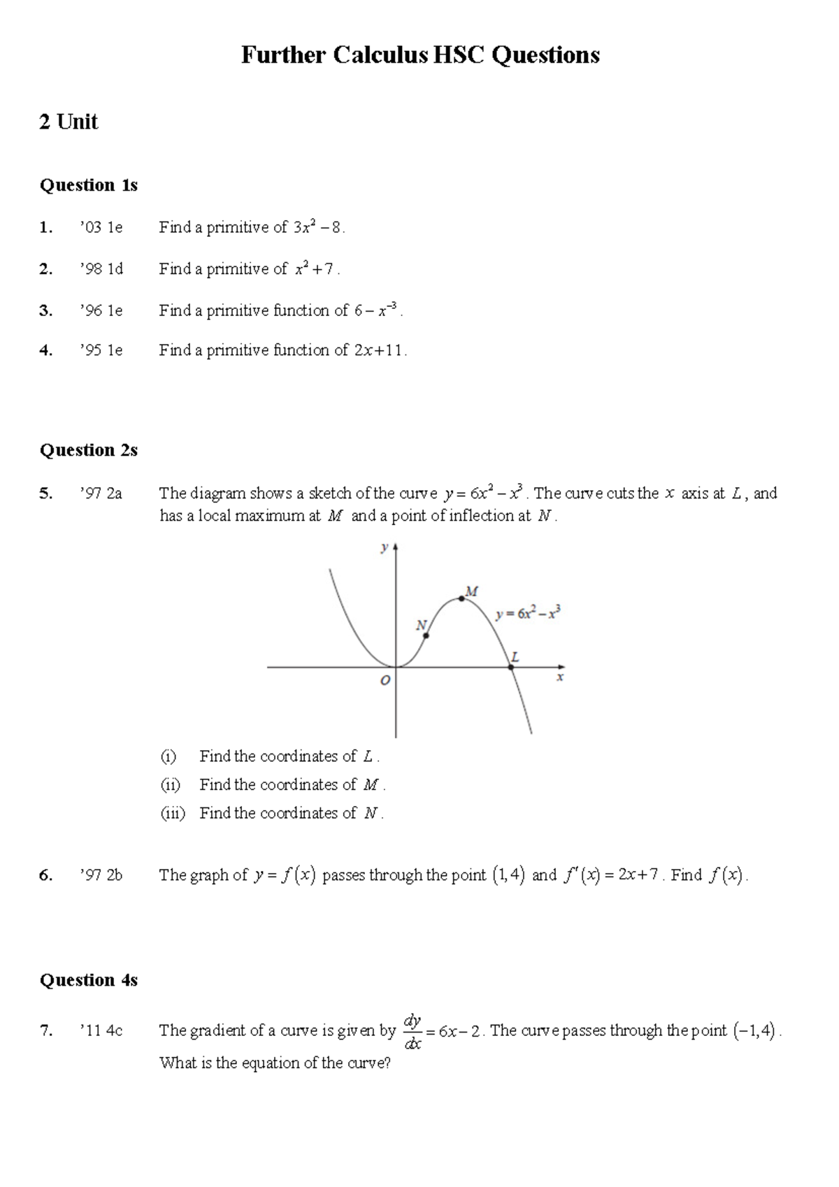 07 - Further Calculus - ####### - Studocu